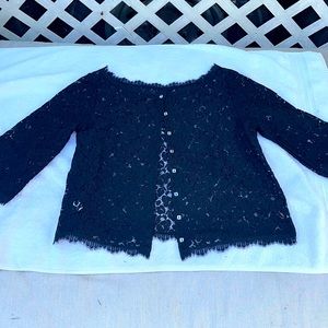 WESTON WEAR Anthropologie Lace Cardigan